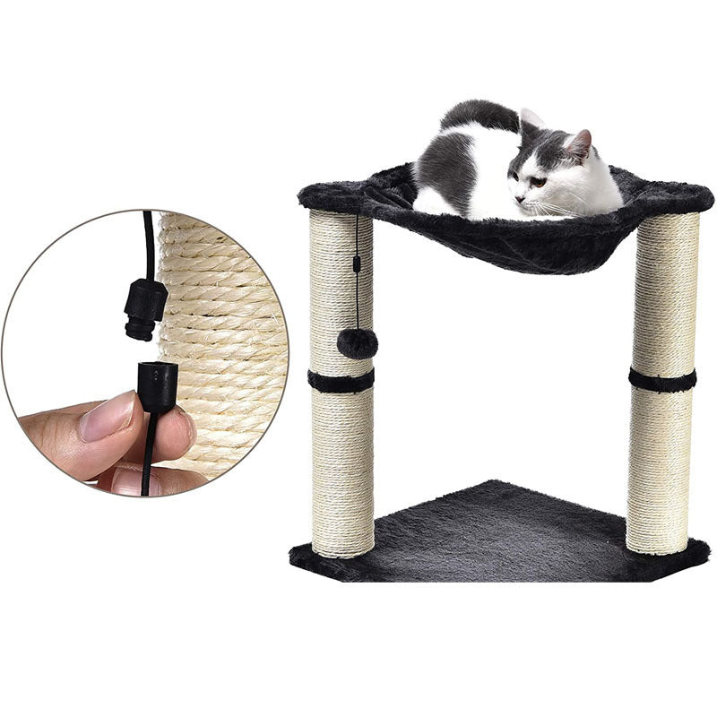 **Cat Climbing Frame with Sisal Pillar & Hammock**