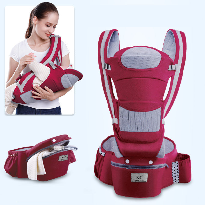 "3-in-1 Ergonomic Baby Carrier & Hipseat Sling"