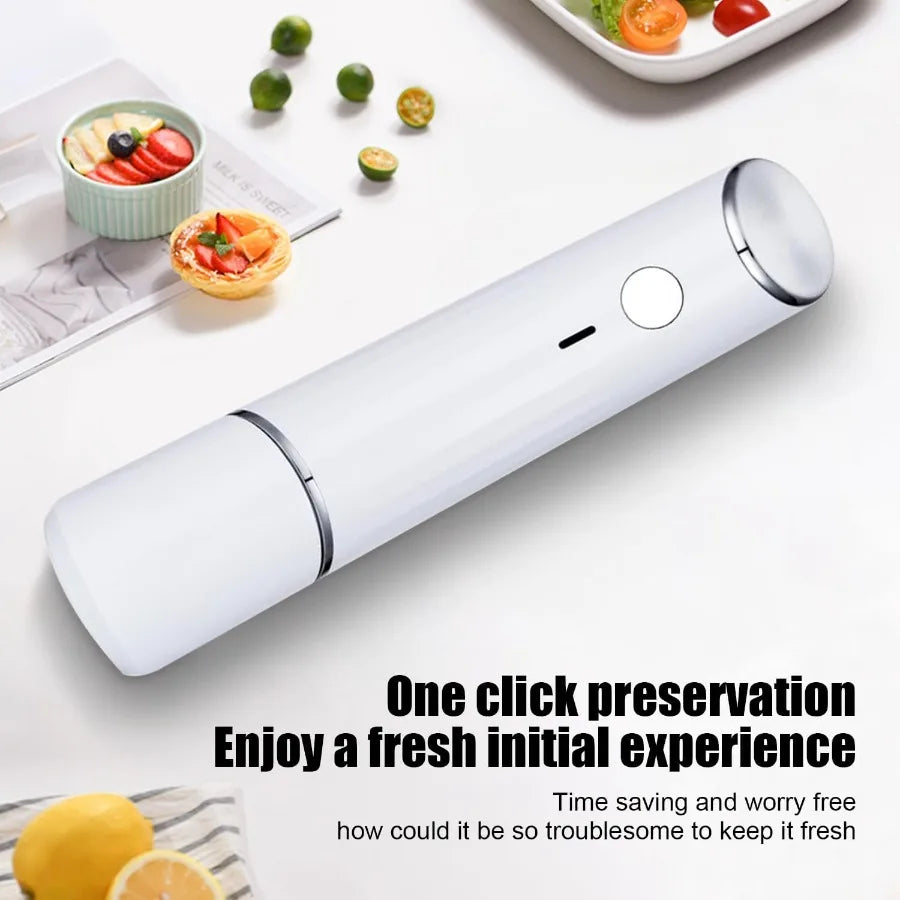 Handheld Vacuum Sealer – Food Preserver with 10 Reusable Sealing Bags