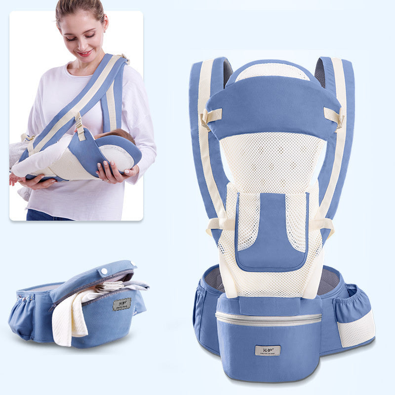 "3-in-1 Ergonomic Baby Carrier & Hipseat Sling"