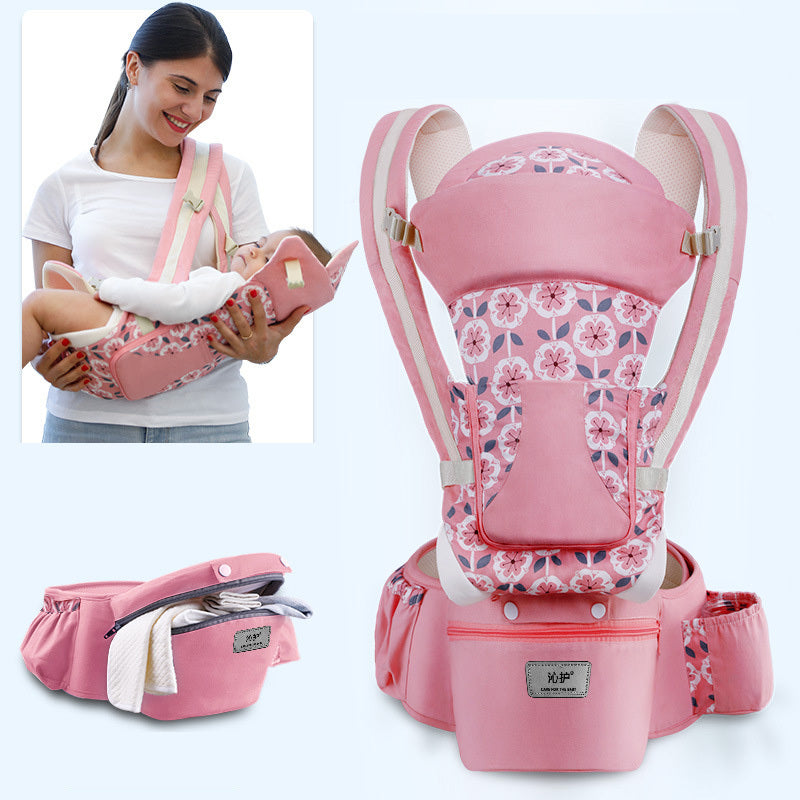 "3-in-1 Ergonomic Baby Carrier & Hipseat Sling"