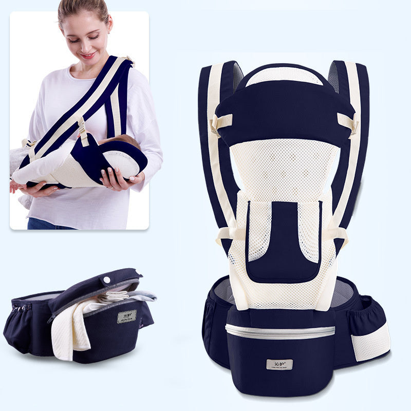 "3-in-1 Ergonomic Baby Carrier & Hipseat Sling"