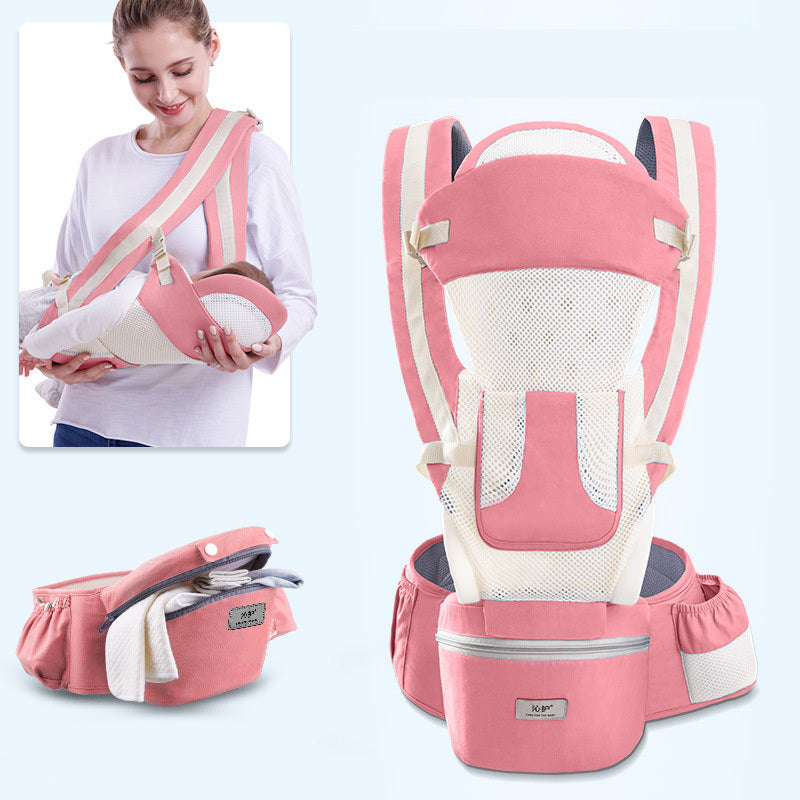 "3-in-1 Ergonomic Baby Carrier & Hipseat Sling"